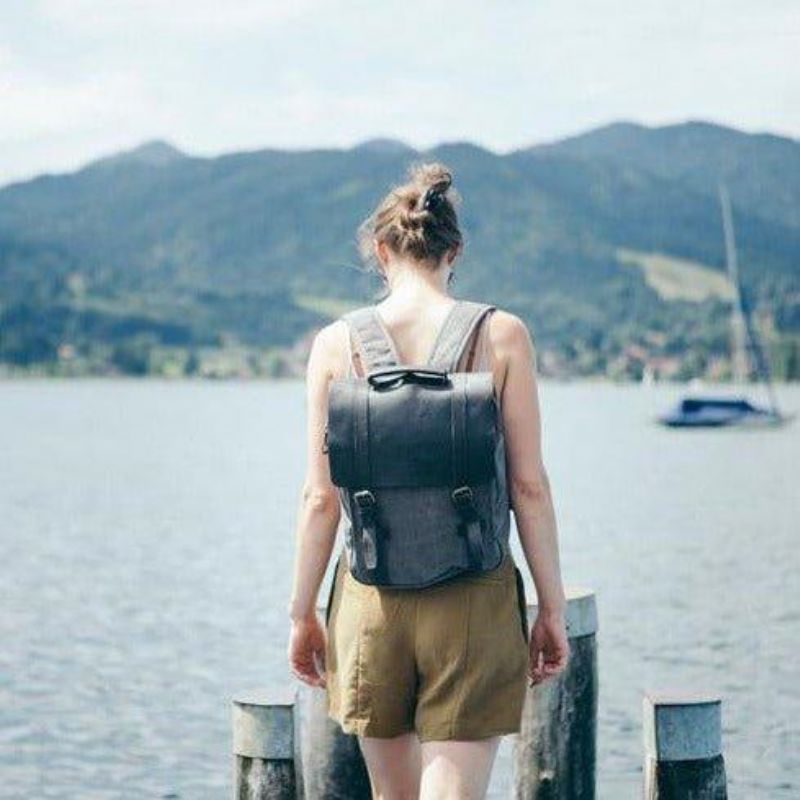 15-zoll-rucksack Aus Canvas Für Herren Und Damen