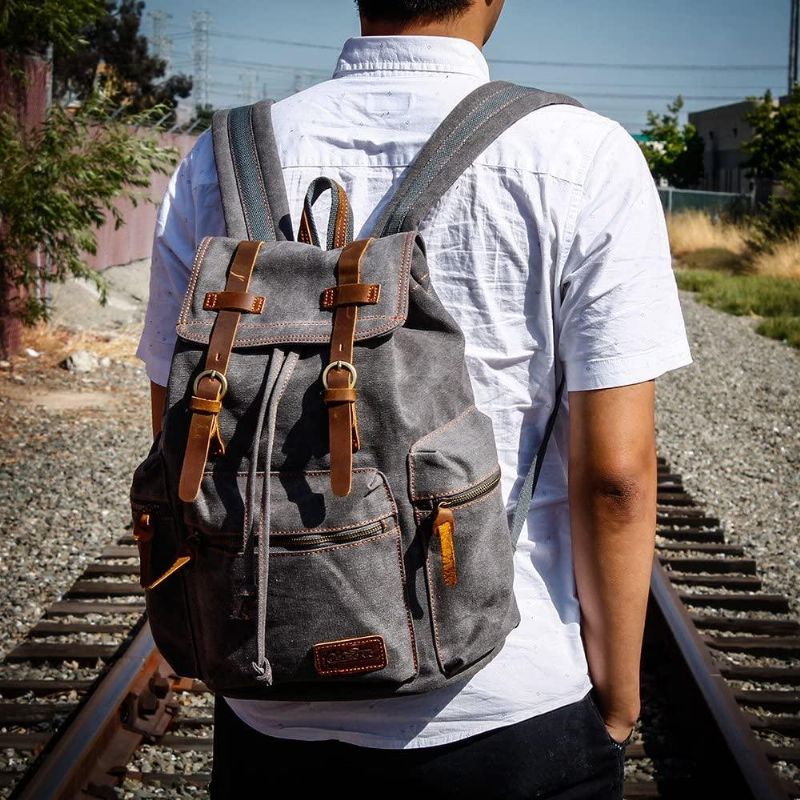 21-l-rucksack Aus Vintage-canvas Für Herren