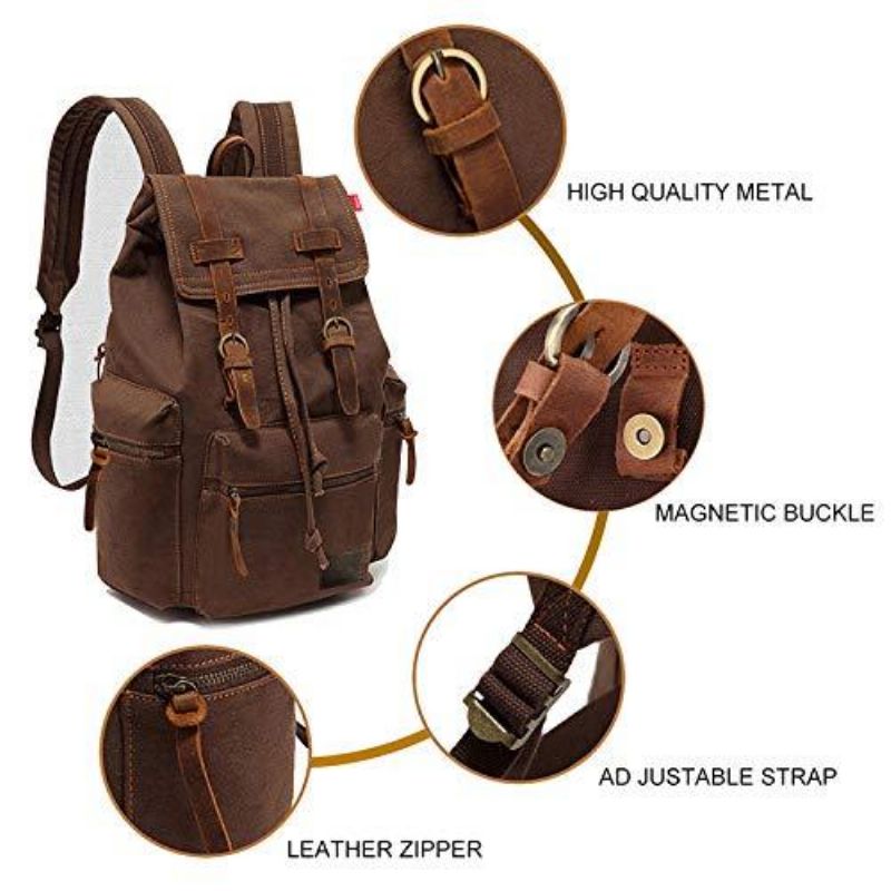 21-l-rucksack Aus Vintage-canvas Für Herren