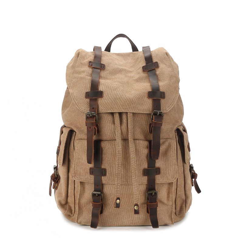 Baumwoll-canvas-rucksack Für Outdoor