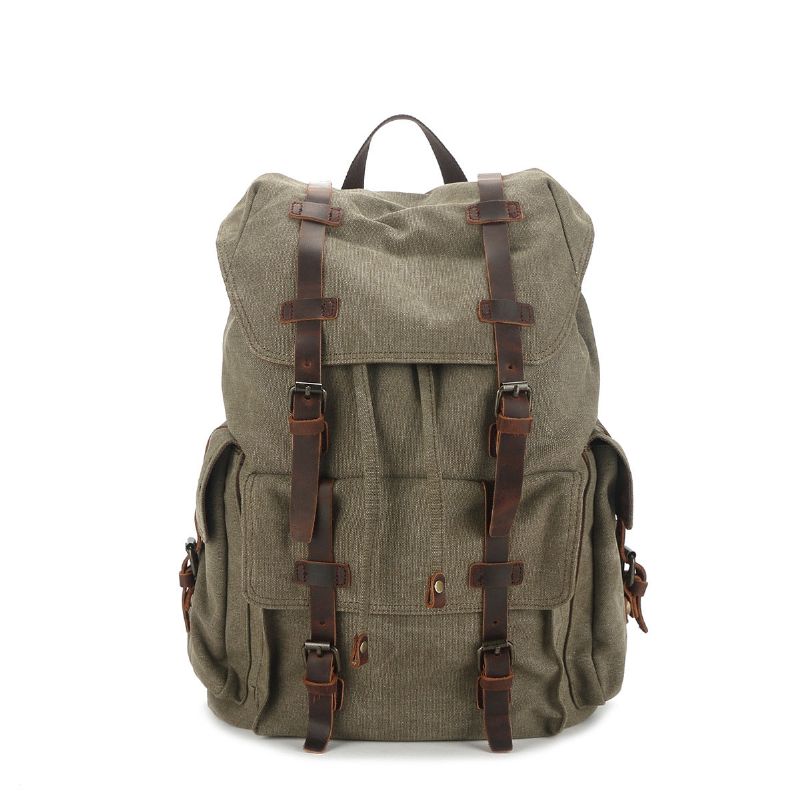 Baumwoll-canvas-rucksack Für Outdoor