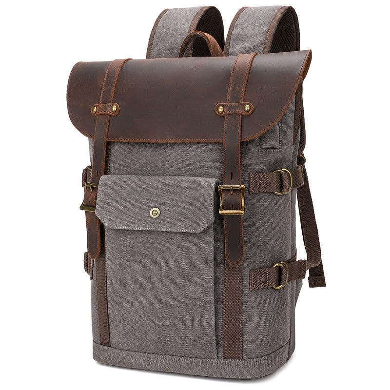 Canvas-rucksack Aus Canvas Für Herren 15.6-zoll-computertasche