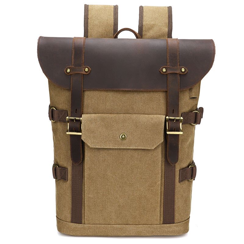 Canvas-rucksack Aus Canvas Für Herren 15.6-zoll-computertasche