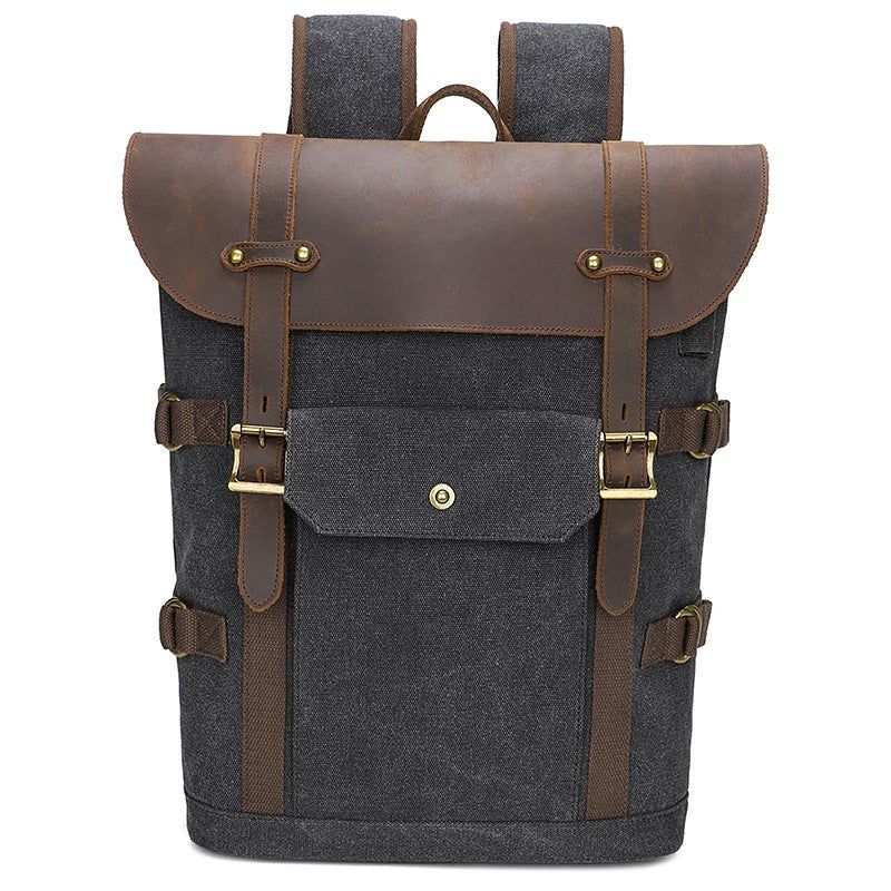 Canvas-rucksack Aus Canvas Für Herren 15.6-zoll-computertasche