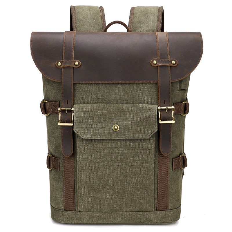 Canvas-rucksack Aus Canvas Für Herren 15.6-zoll-computertasche