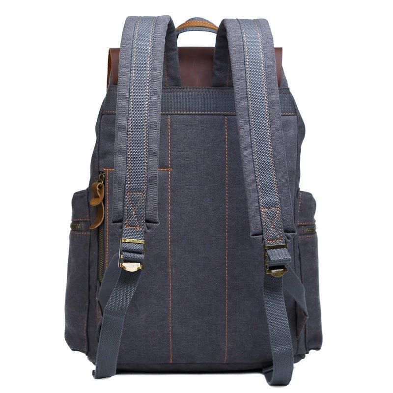 Canvas-rucksack Mit Usb-anschluss