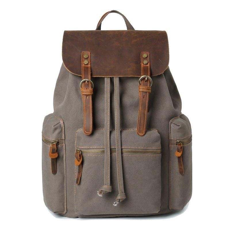 Canvas-rucksack Mit Usb-anschluss