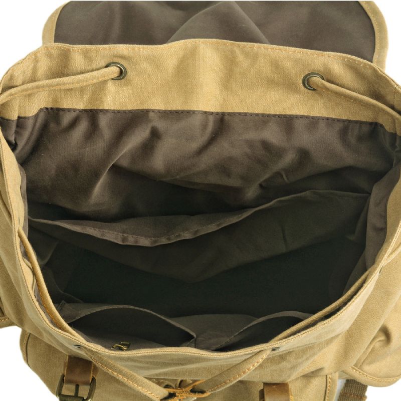 Großer Vintage-canvas-reiserucksack Für Herren