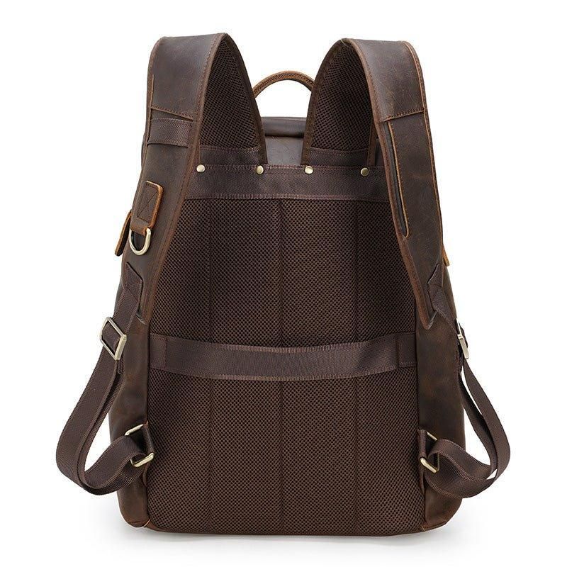 Herren-lederrucksack Für 15-zoll-laptop Business