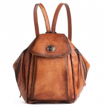 Kleiner Lederrucksack Vintage