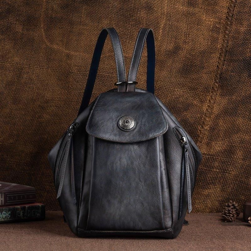 Kleiner Lederrucksack Vintage