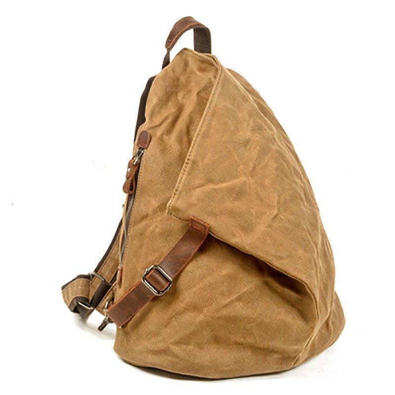 Kleiner Vintage-rucksack Aus Canvas