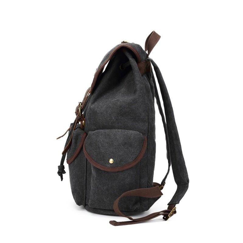 Lässiger Canvas-rucksack Für Herren Vintage-camping-tagesrucksack