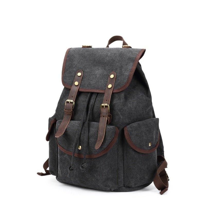 Lässiger Canvas-rucksack Für Herren Vintage-camping-tagesrucksack