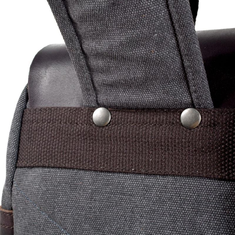 Lässiger Vintage-canvas-laptop-rucksack