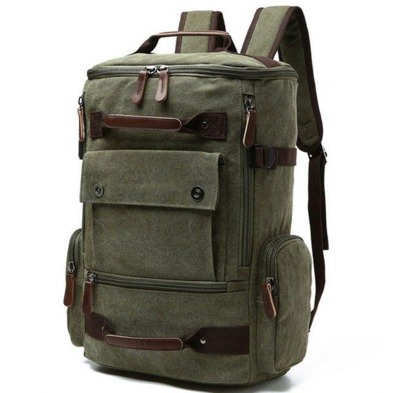 Lässiger Vintage-tagesrucksack Aus Canvas