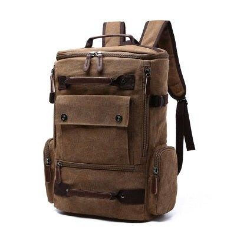 Lässiger Vintage-tagesrucksack Aus Canvas