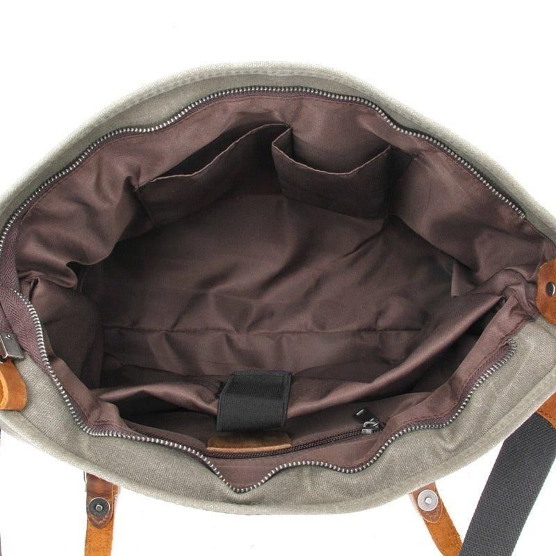 Laptop-messenger-tasche Aus Canvas Für Herren