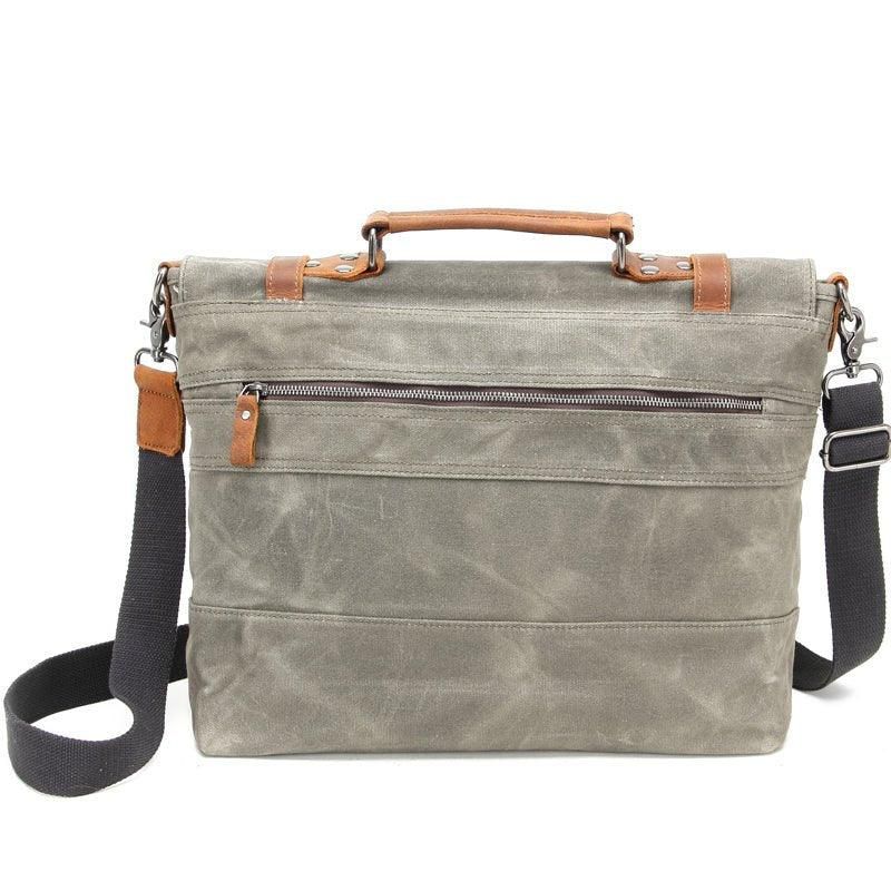 Laptop-messenger-tasche Aus Canvas Für Herren