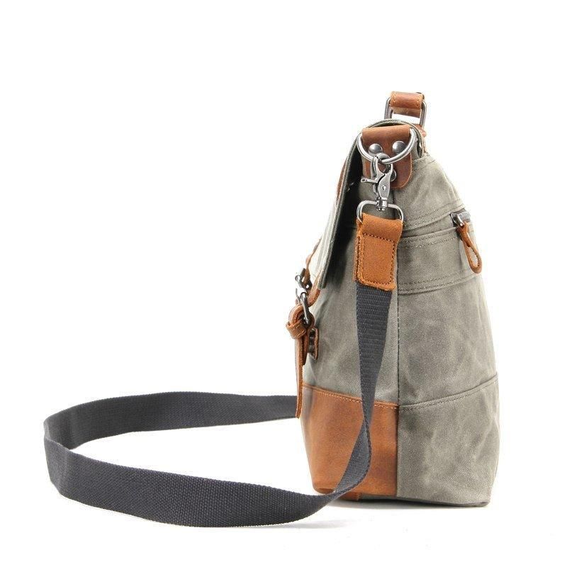 Laptop-messenger-tasche Aus Canvas Für Herren