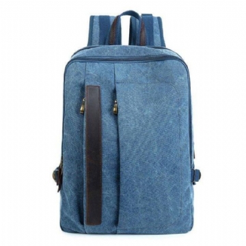 Laptop-rucksack Aus Canvas Für Herren 14 Zoll