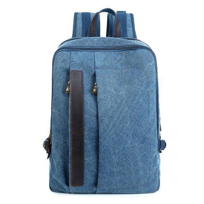 Laptop-rucksack Aus Canvas Für Herren 14 Zoll