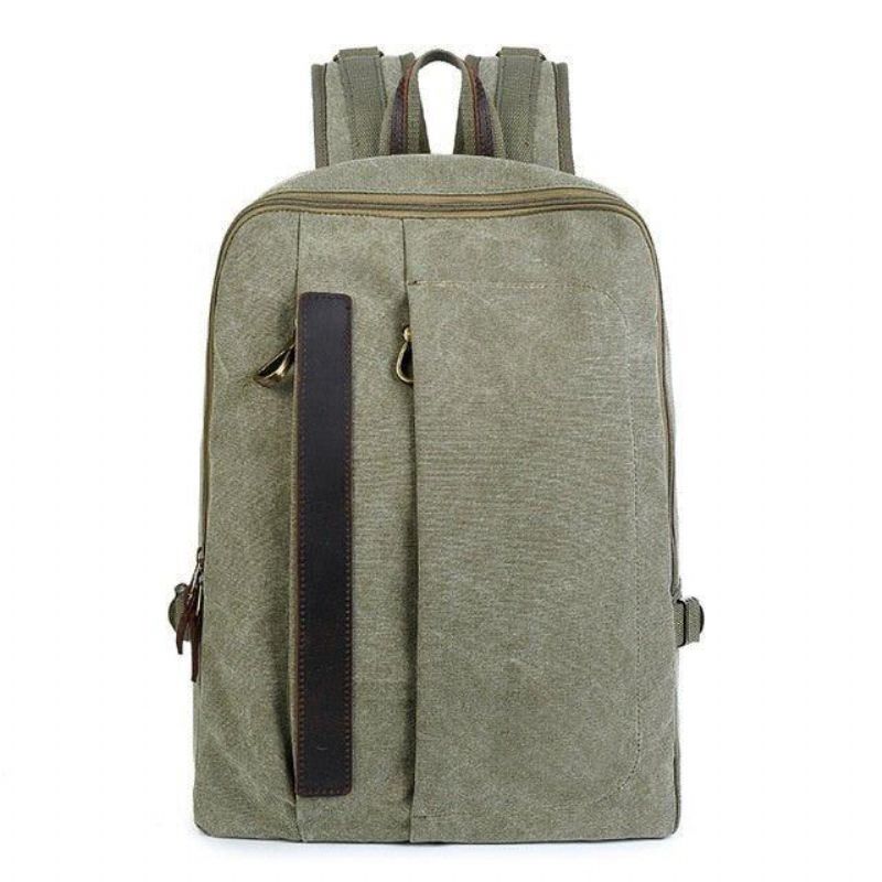 Laptop-rucksack Aus Canvas Für Herren 14 Zoll