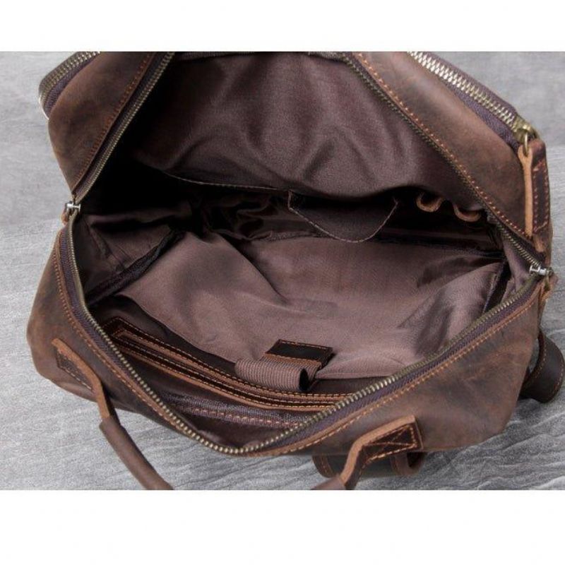 Laptoprucksack Aus Leder Für Herren Fürs Geschäft