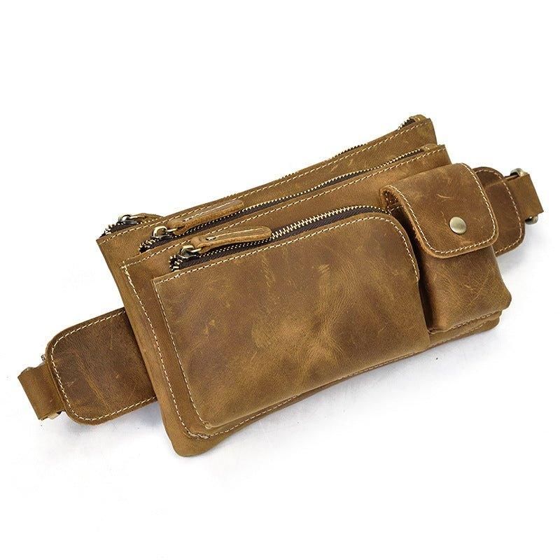 Leder-bauchtasche