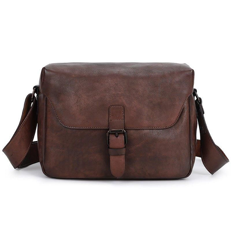 Leder-kameratasche Crossbody