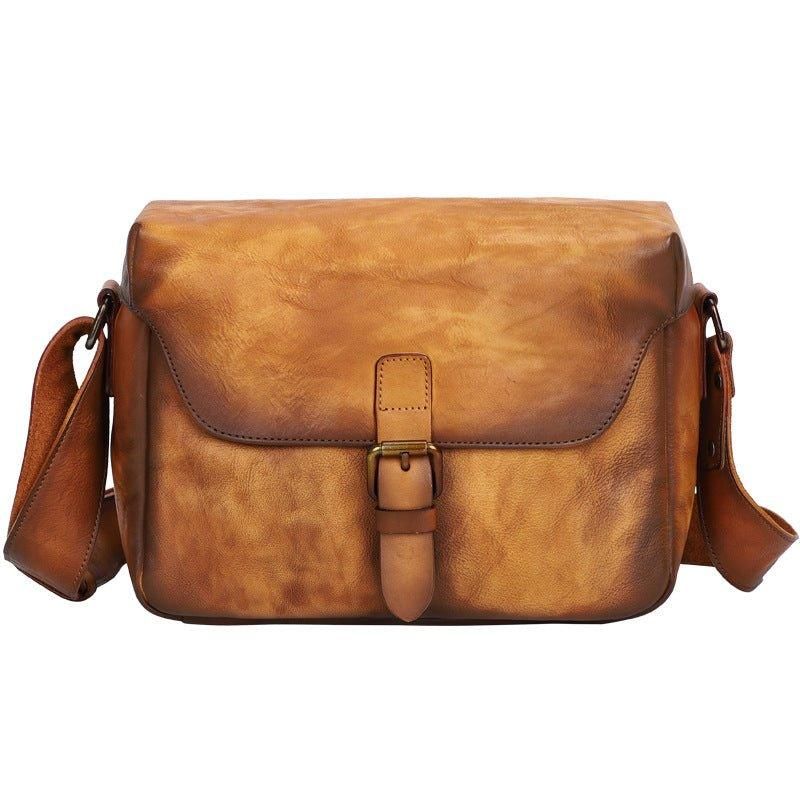 Leder-kameratasche Crossbody