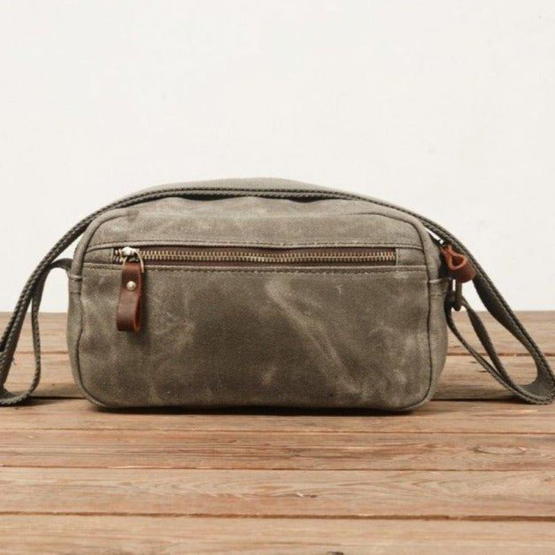 Messenger Bag Aus Canvas Für Herren