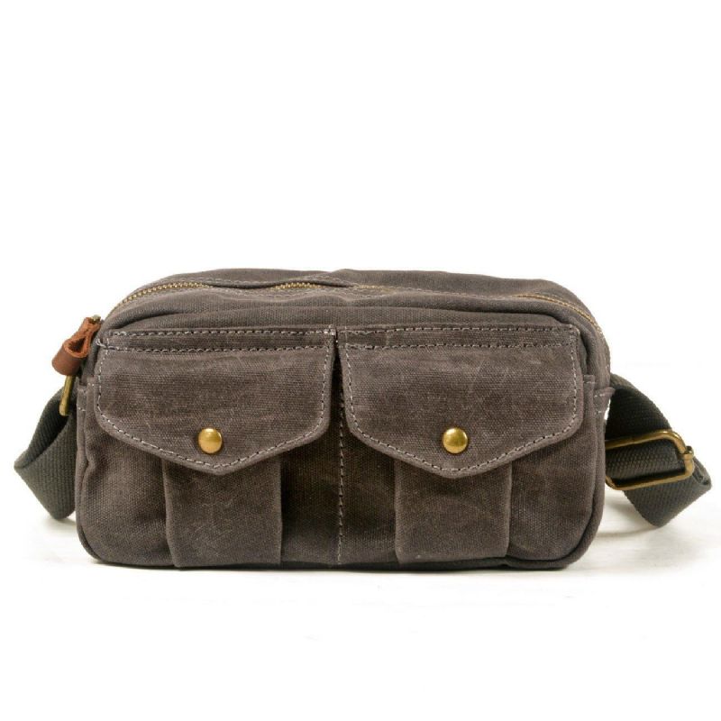 Messenger Bag Aus Canvas Für Herren