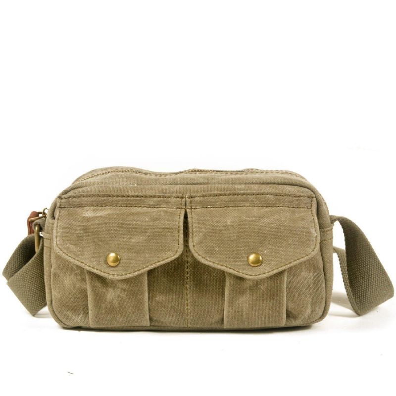 Messenger Bag Aus Canvas Für Herren