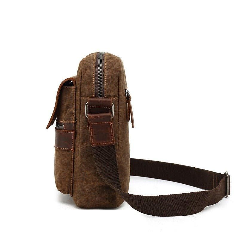 Messenger Bag Aus Canvas Umhängetasche Für Herren