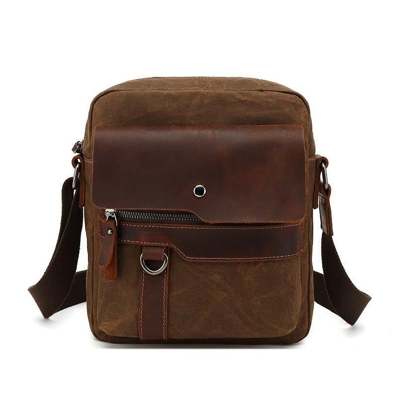 Messenger Bag Aus Canvas Umhängetasche Für Herren