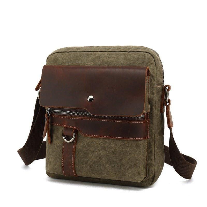 Messenger Bag Aus Canvas Umhängetasche Für Herren