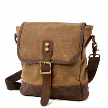 Messenger-tasche Aus Canvas Im Crossbody-stil Vintage