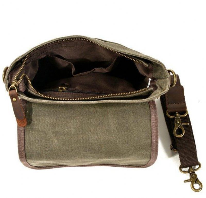 Messenger-tasche Aus Canvas Im Crossbody-stil Vintage