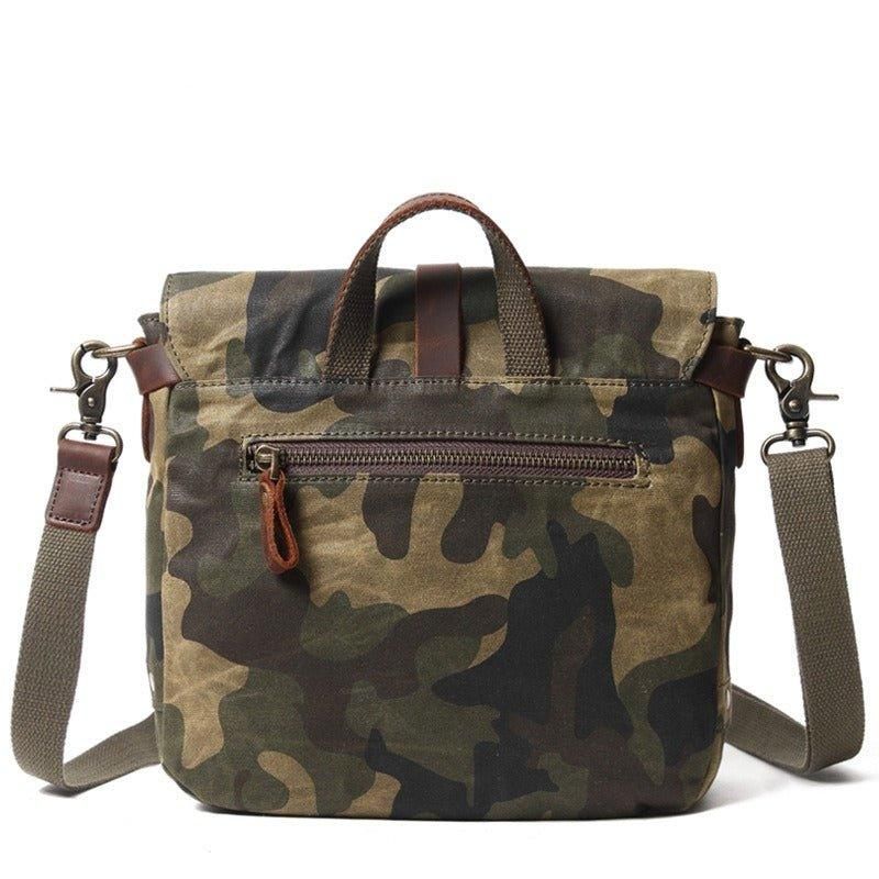 Militär-messenger Bag Aus Canvas Umhängetasche Für Herren