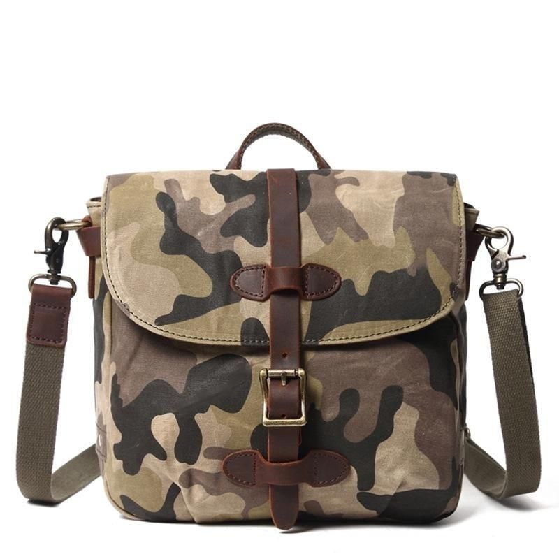 Militär-messenger Bag Aus Canvas Umhängetasche Für Herren