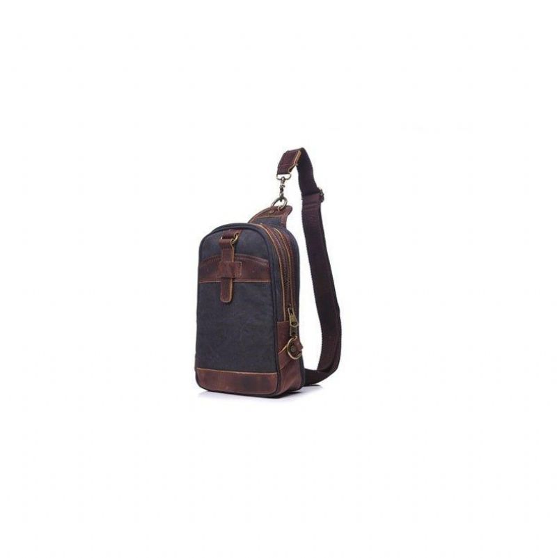 Outdoor-sling-tasche Aus Crazy Horse-leder