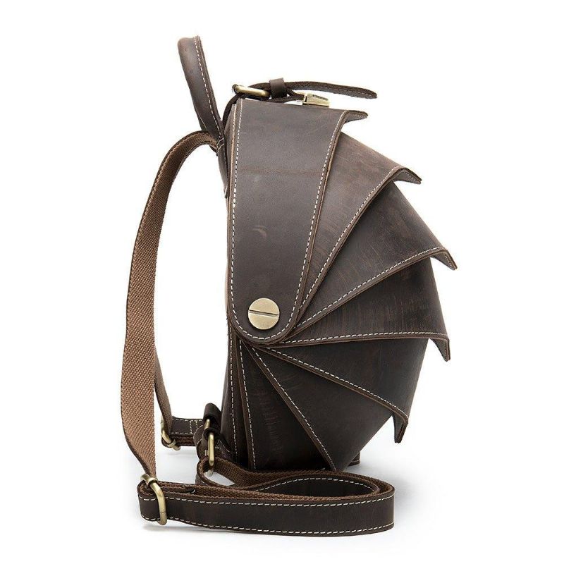 Pangolin Vintage Lederrucksack Für Herren