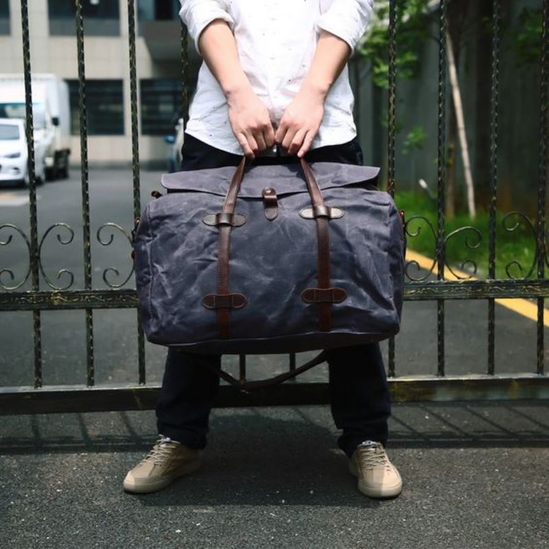 Reisetasche Aus Gewachstem Canvas Wasserdichte Für Reisen