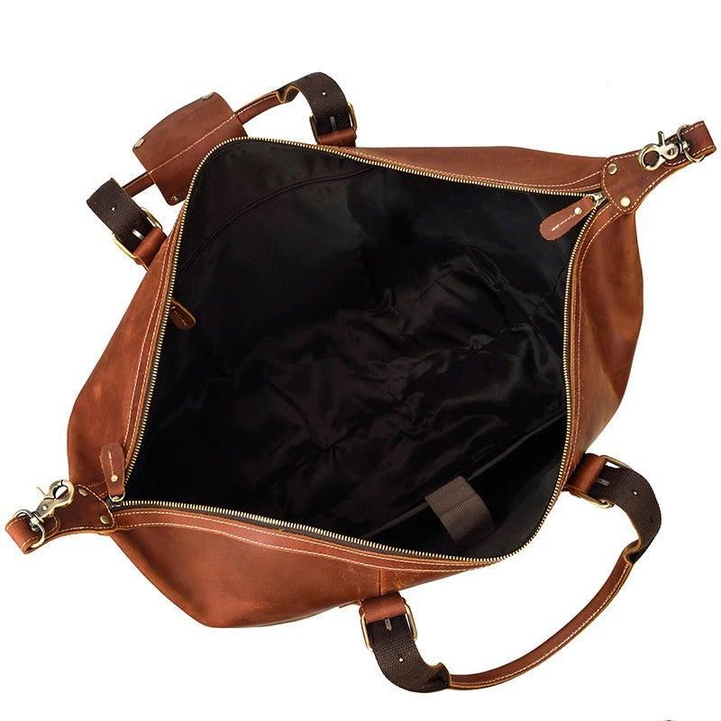 Reisetasche Aus Rindsleder Im Vintage-stil