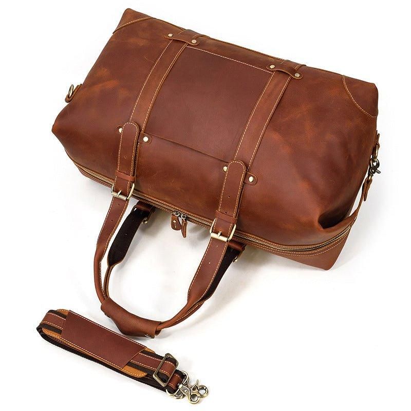 Reisetasche Aus Rindsleder Im Vintage-stil