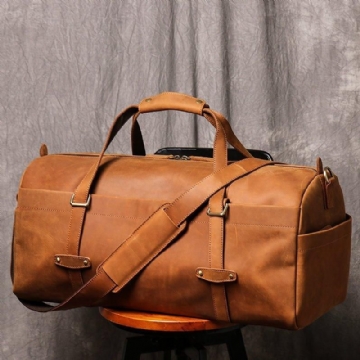 Reisetasche Aus Vintage-leder Für Herren