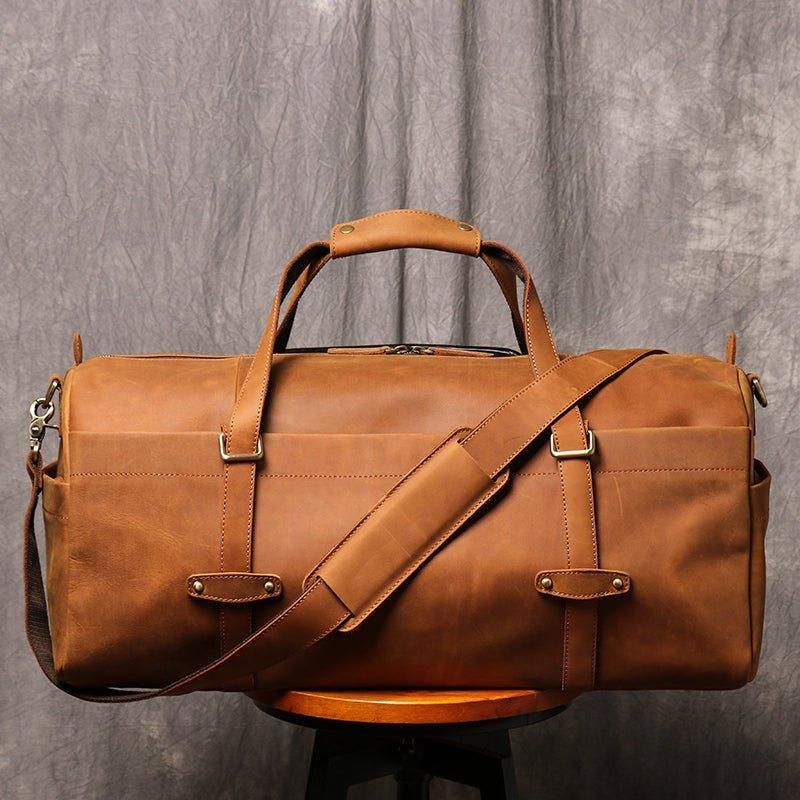 Reisetasche Aus Vintage-leder Für Herren