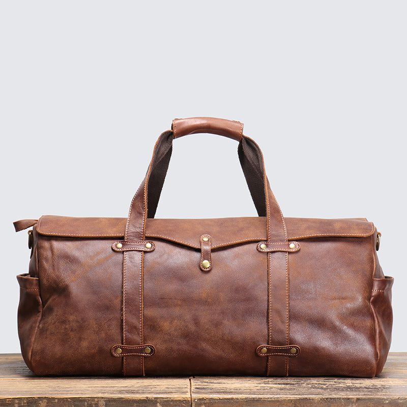 Reisetasche Aus Vintage-leder Weekender Leder Für Herren