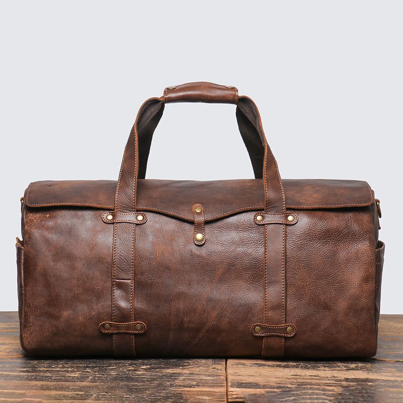 Reisetasche Aus Vintage-leder Weekender Leder Für Herren